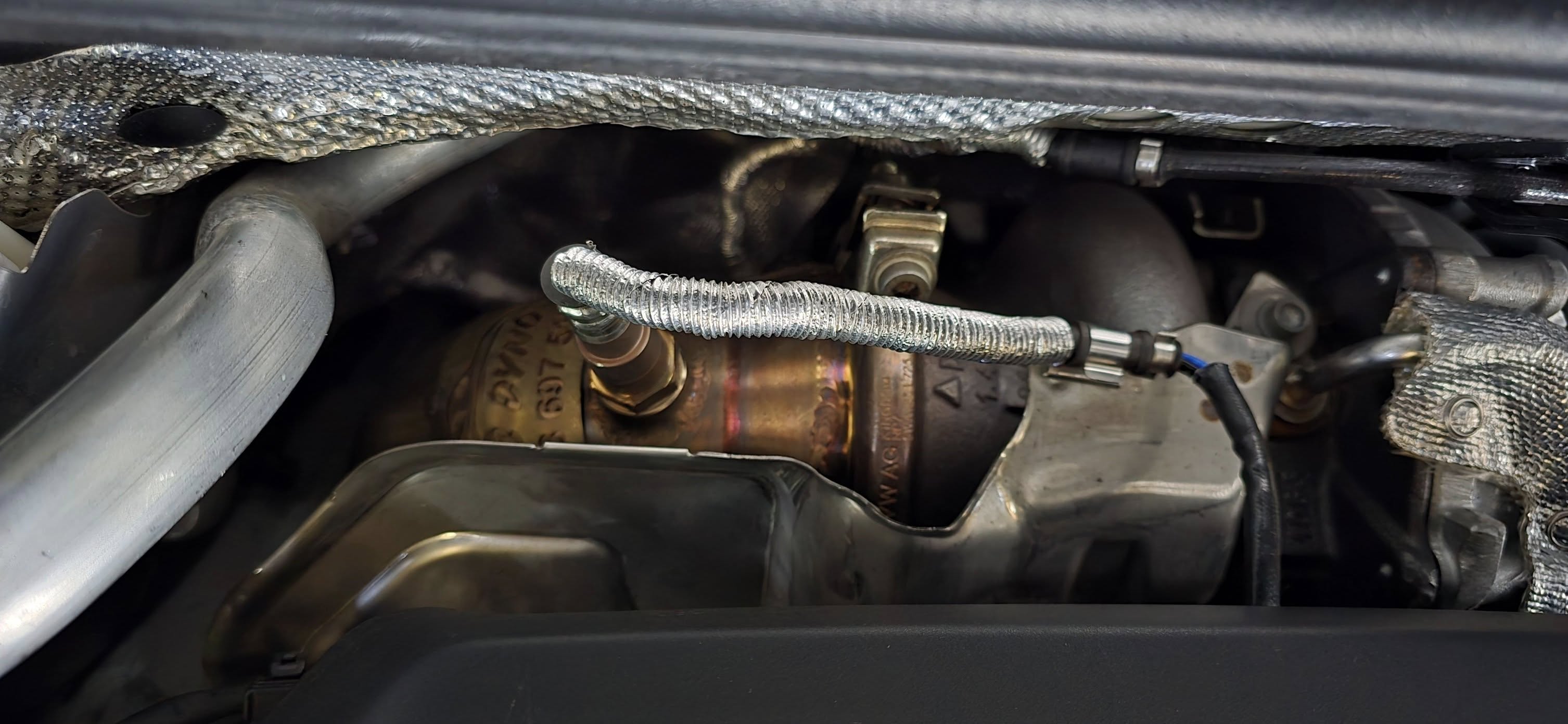 Exhaust and downpipe work